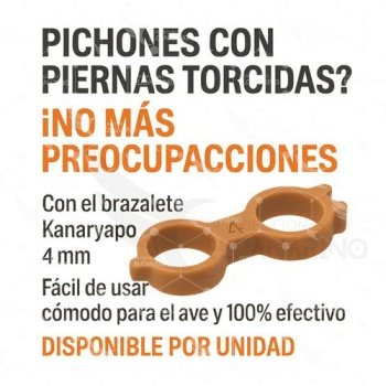 Brazalete Doble para Pierna Torcida 4mm