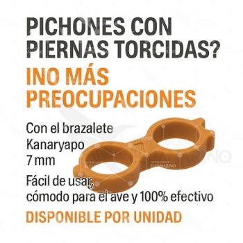 Brazalete Doble para Pierna Torcida 7mm