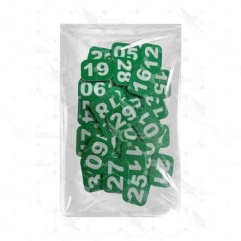 Números para Jaulas (del 1 al 70) - Verde