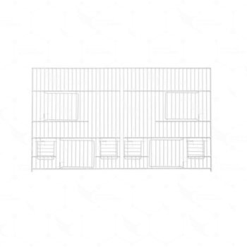 Frontal Italiano para Jaula o Voladera 58 x 30 cm