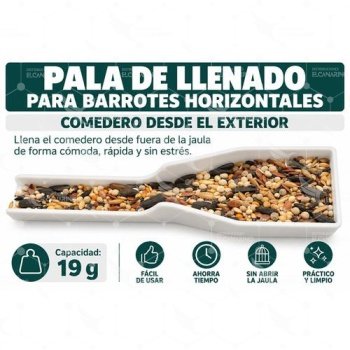 Pala de llenado para comedero horizontal Chico