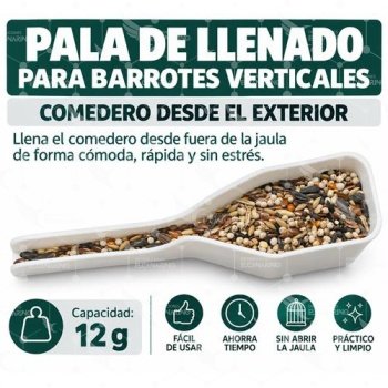 Pala de llenado para comedero Vertical Chico