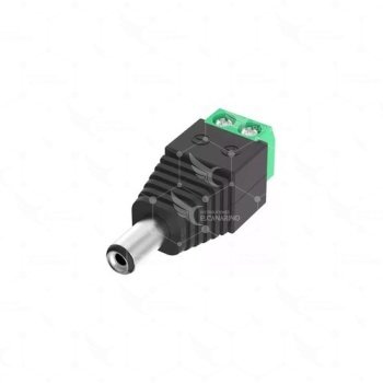 Conector Jack Macho para tiras LED de aviarios